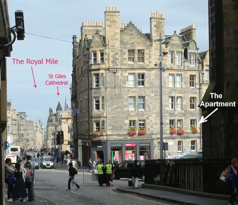 Royal Mile Apt, Just 1 Min From Edinburgh Castle! Buitenkant foto